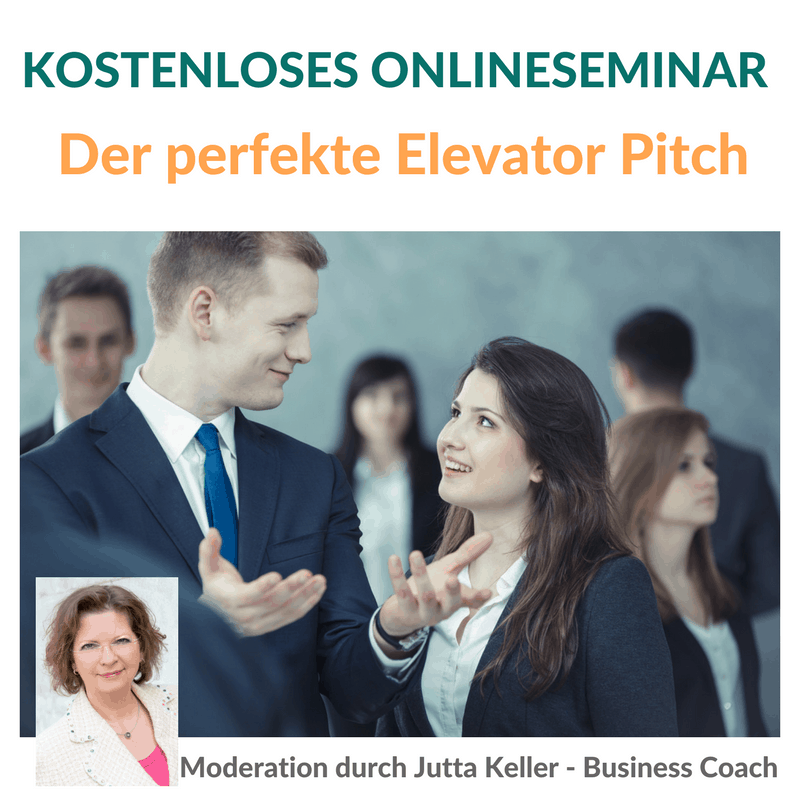 Jetzt gleich anmelden: Kostenloses Online-Seminar "Der perfekte Elevator Pitch"