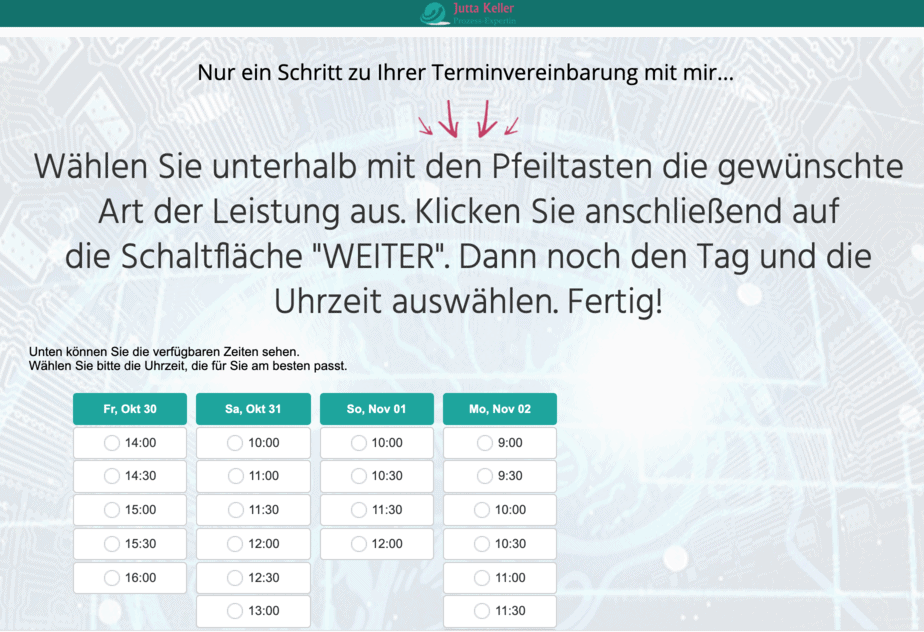 So können Sie schnell und einfach einen Termin für ein kostenfreies Erstgespräch buchen.