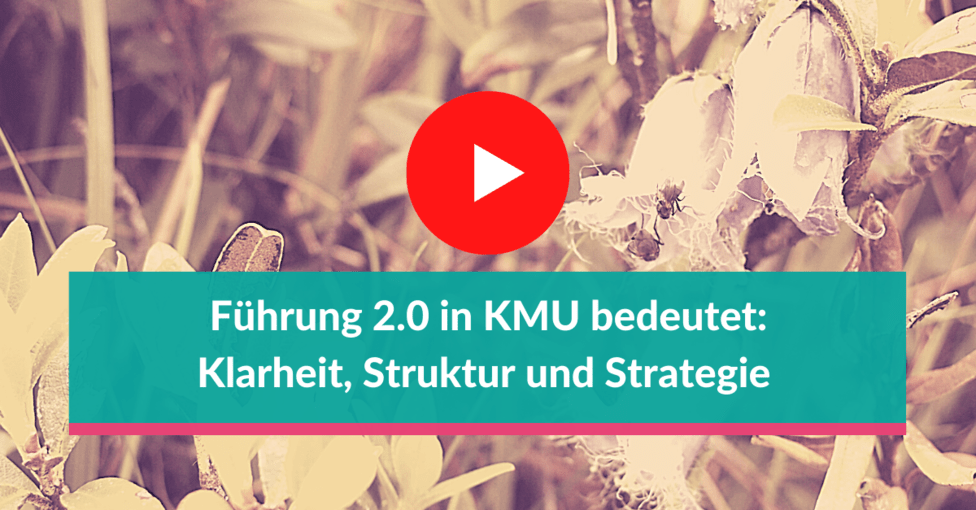 Führung 2.0 in KMU bedeutet Klarheit, Struktur und Strategie